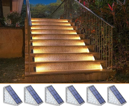 Solar-Powered Stair Lights