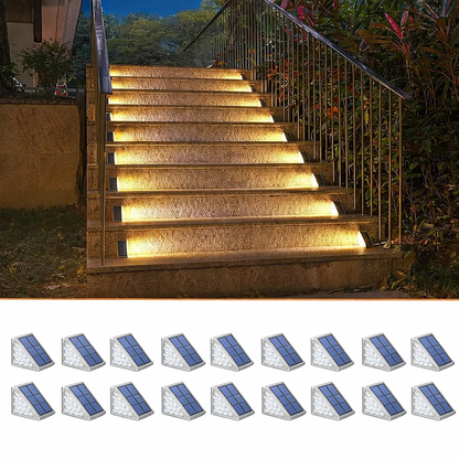 Solar-Powered Stair Lights