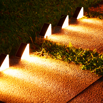 Solar-Powered Stair Lights