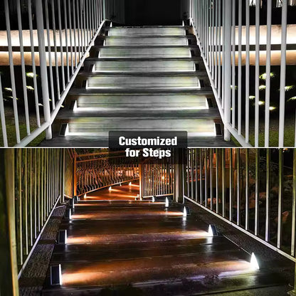Solar-Powered Stair Lights