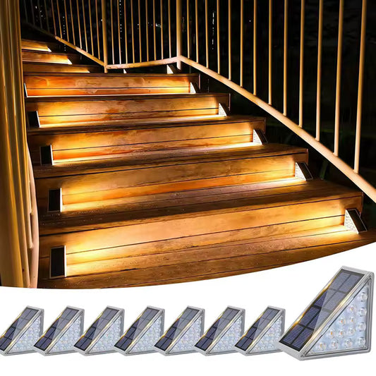 Solar-Powered Stair Lights